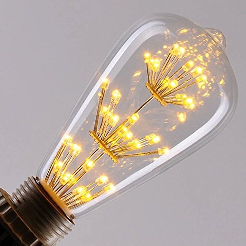 LED Stern Edison Glühbirne 3W 47led Dekorative Vintage Glühlampe Kronleuchter