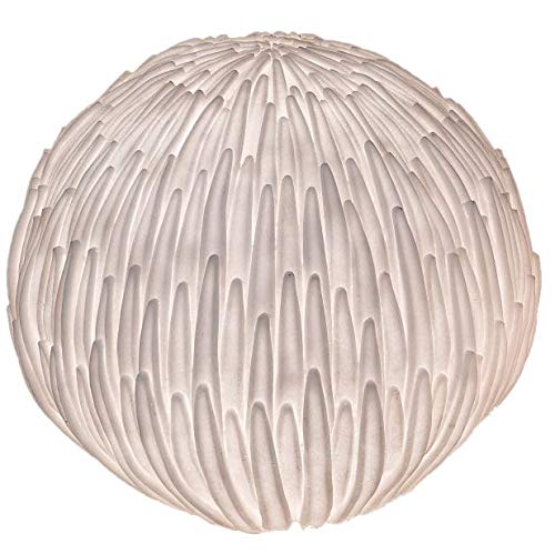 Kugellampe, Leuchte, Gartenlampe BLÜTE H 36cm, weiß wetterfest Formano