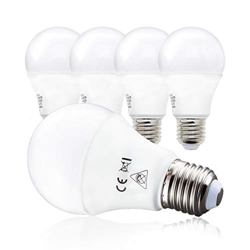 LED Glühbirne | 5er Set E27 | A60 Leuchtmittel | 9 Watt